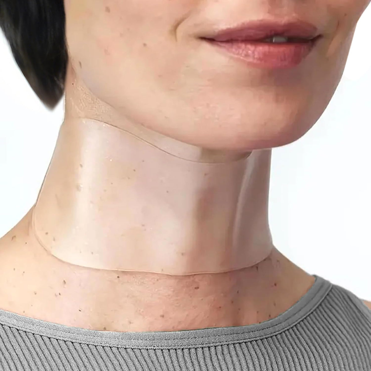 DUBPIRT neck patches packaging shows five reusable patches for overnight use.