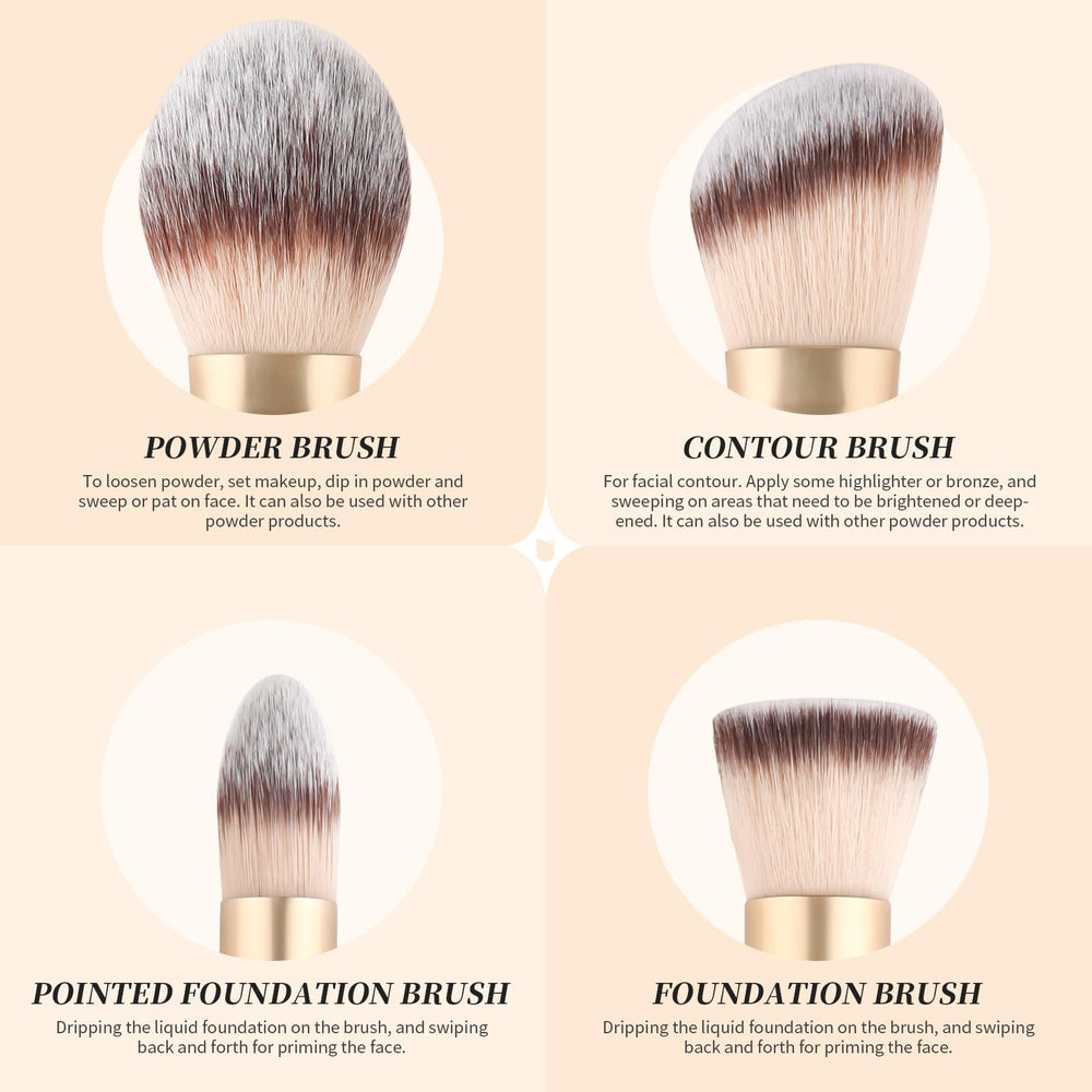 DUcare precision-tip brush for targeted bronzer and blush placement.
