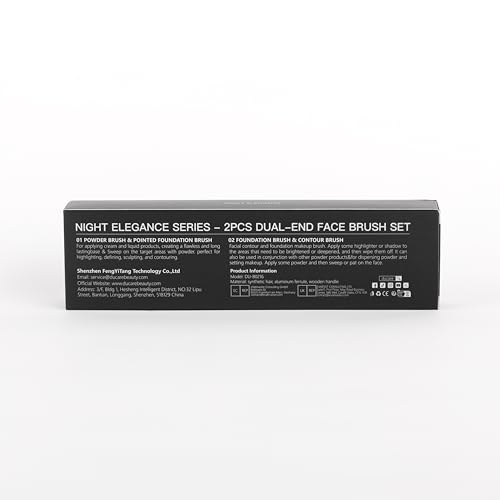 DUcare easy grip handles emphasize controlled use during makeup sessions.
