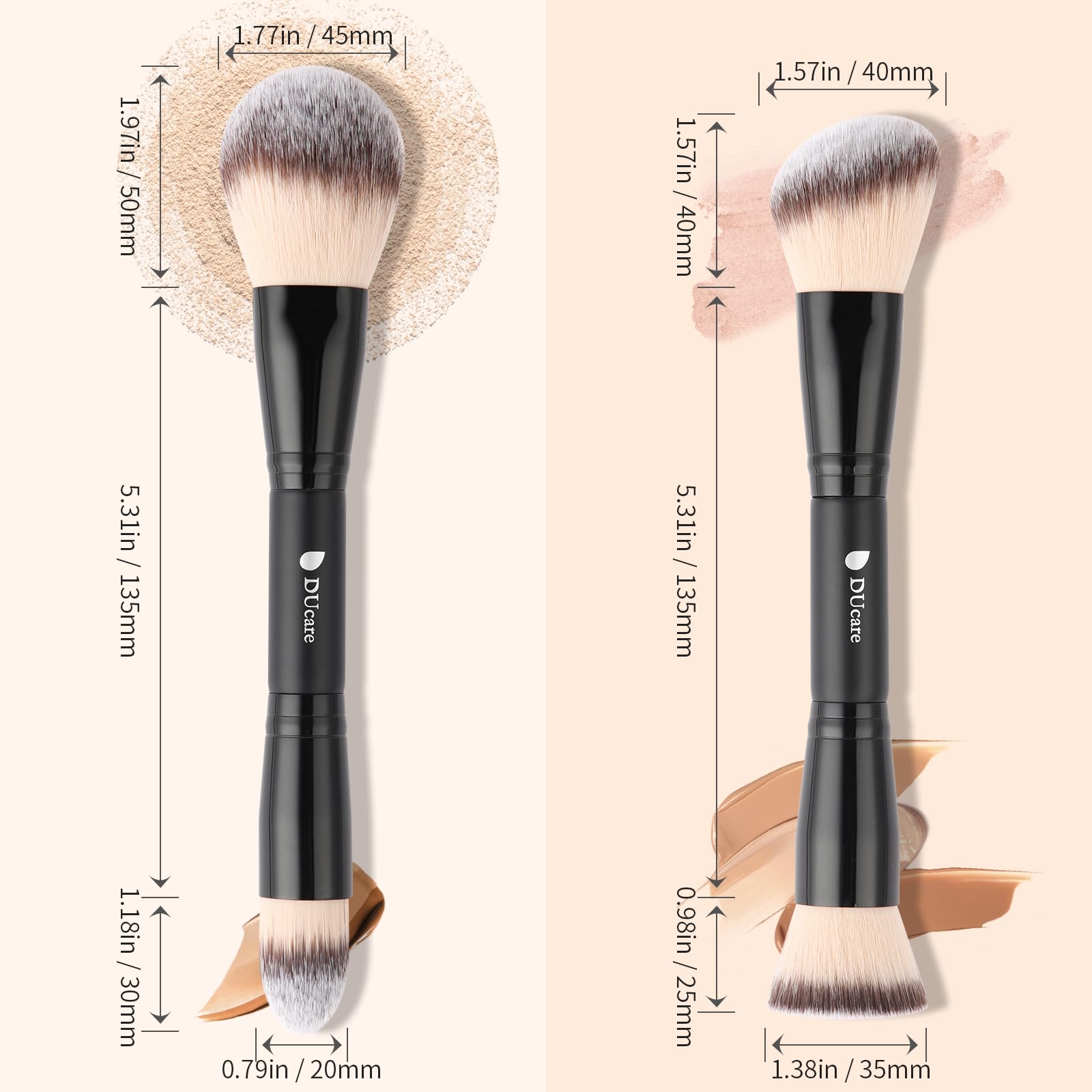 DUcare handcrafted birch-handle closeup shows durable, lightweight grip.