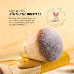 DUcare liquid foundation brush with soft hair for smooth, buildable coverage