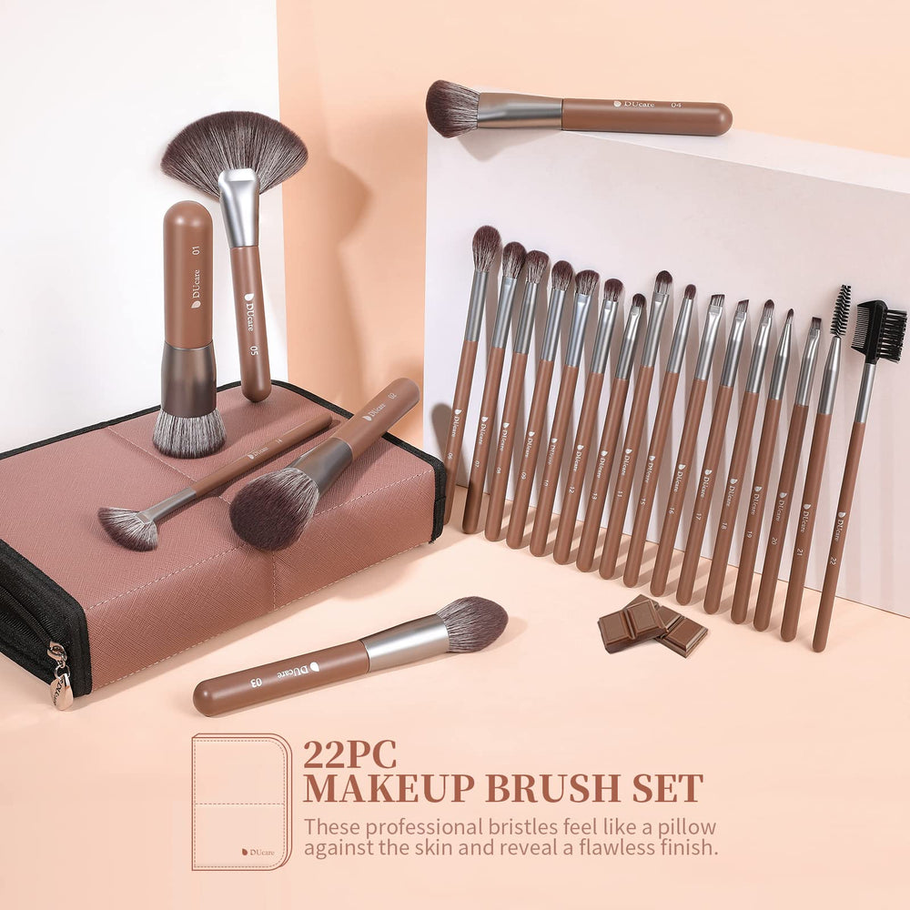 DUcare travel case keeps brushes organized during trips and daily use