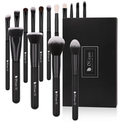 DUcare makeup brush set in black packaging highlights premium quality and gift-ready presentation.