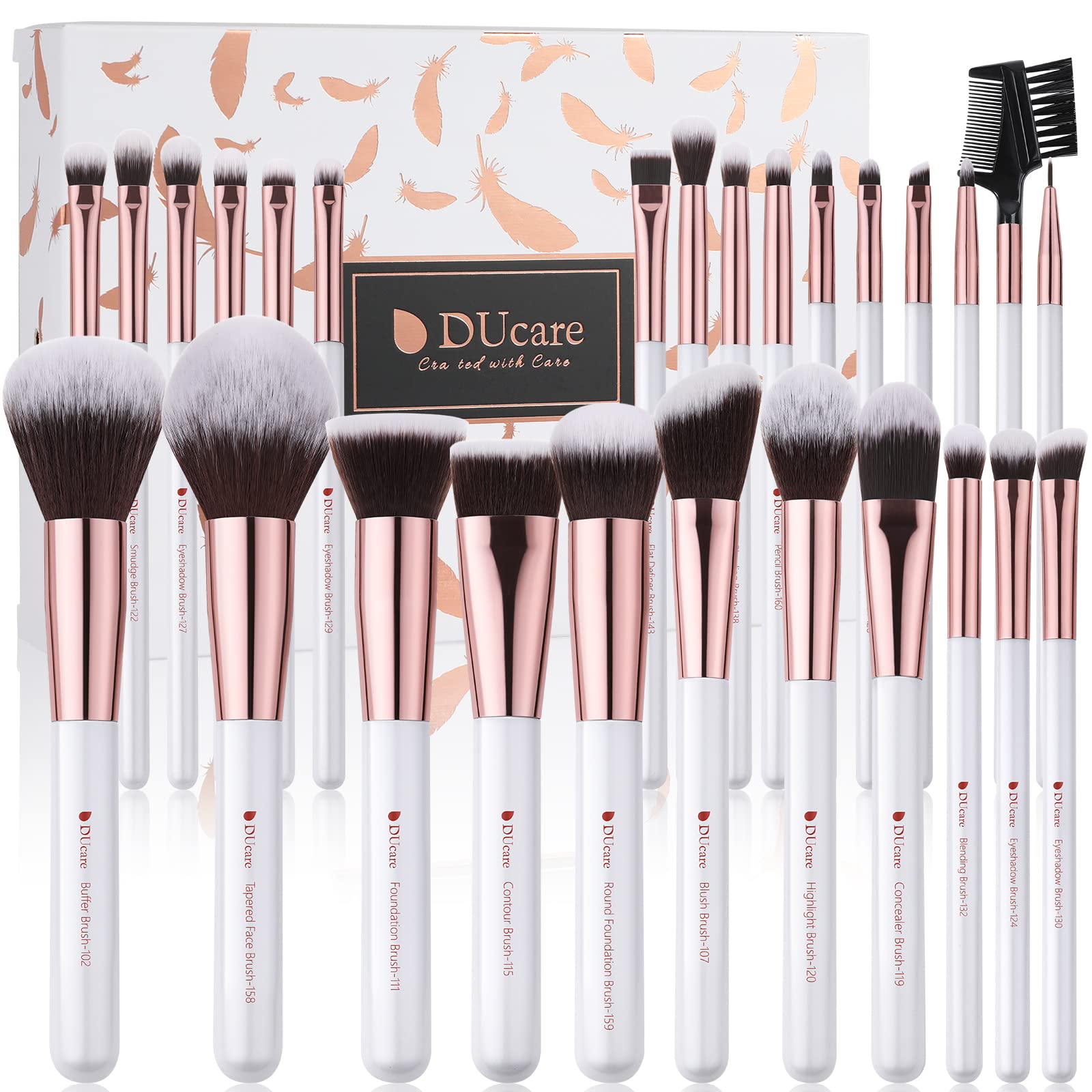 DUcare makeup brush set responsive customer support ensures help when needed.