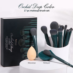DUcare 17-brush set with numbered guide for easy tool usage