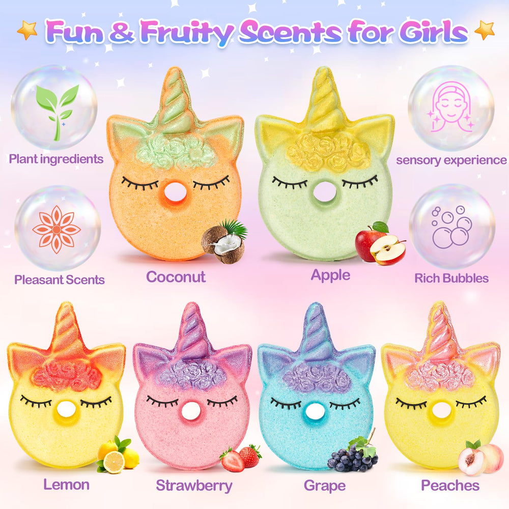 Duchong unicorn gift set bath presents a playful unicorn shape with gift-ready packaging.
