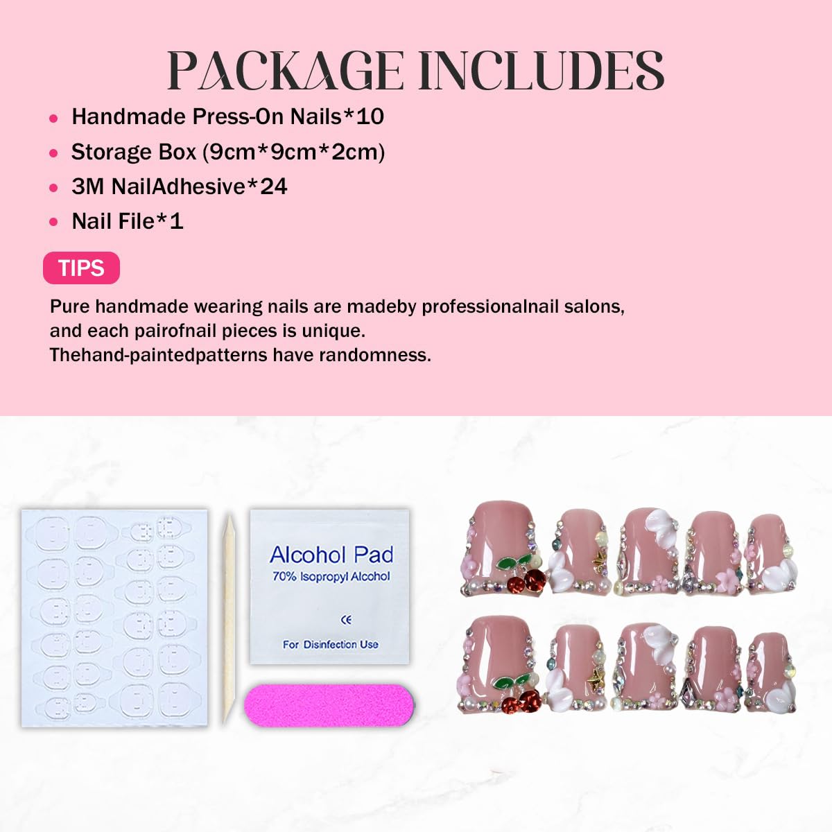 Duck Press on Nails full-cover nails for quick salon-quality manicure.