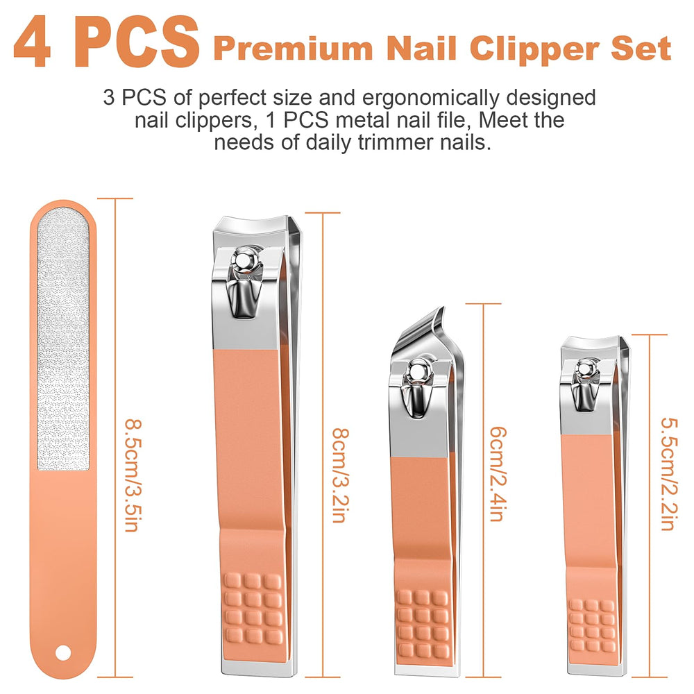 DUCOO large toe nail clipper focuses on thick nails for easier cutting.