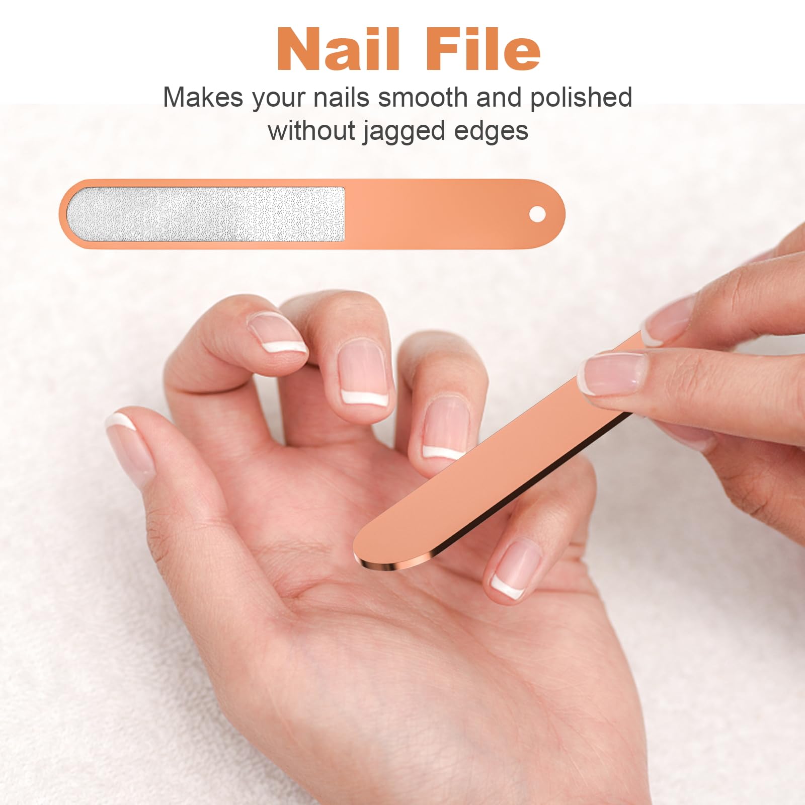 DUCOO nail clippers in use illustrate smooth clipping and neat results.