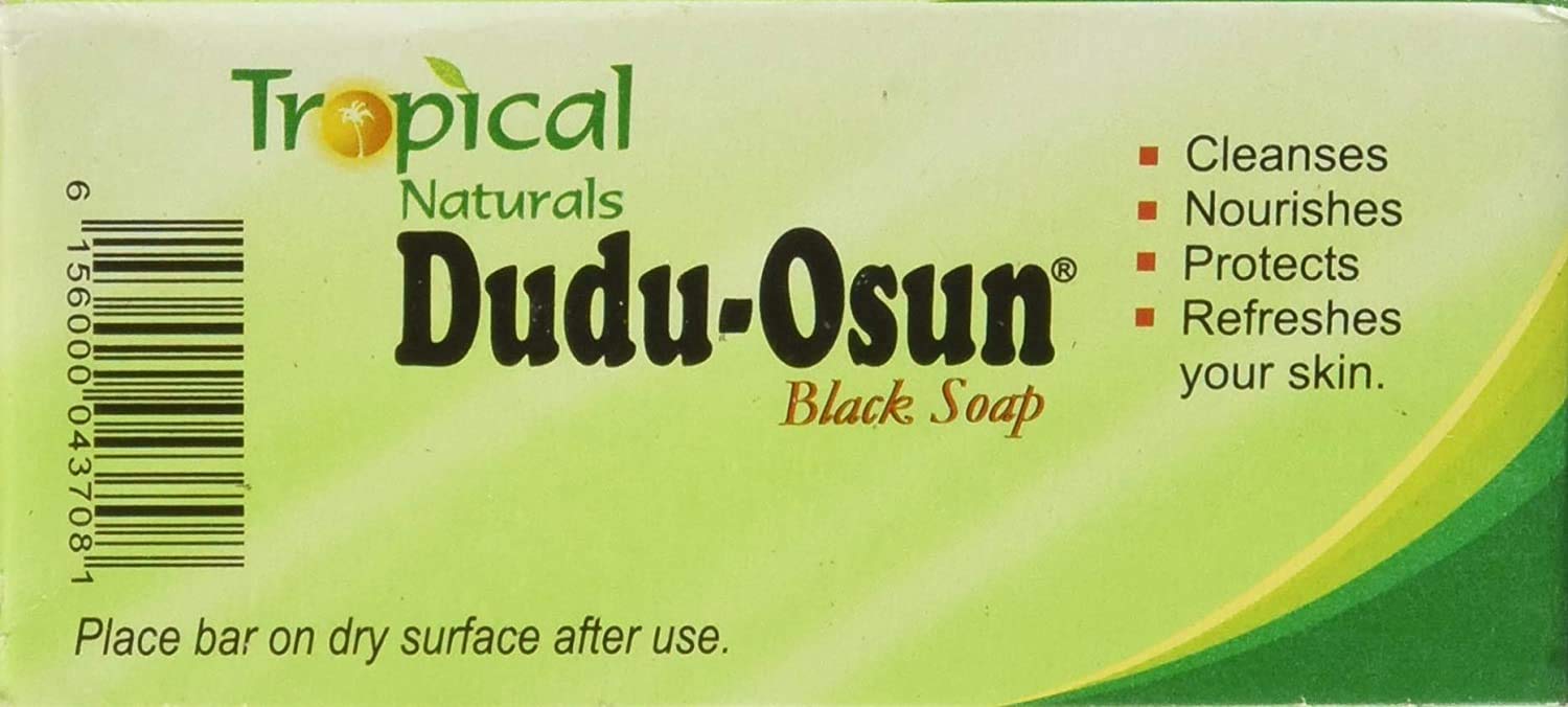 Dudu-Osun Black Soap 5-pack packaging-wrap highlights compact, travel-ready bundle.