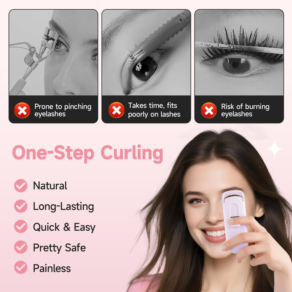 DUDUDU dual temp settings offer customizable curling for different lash types