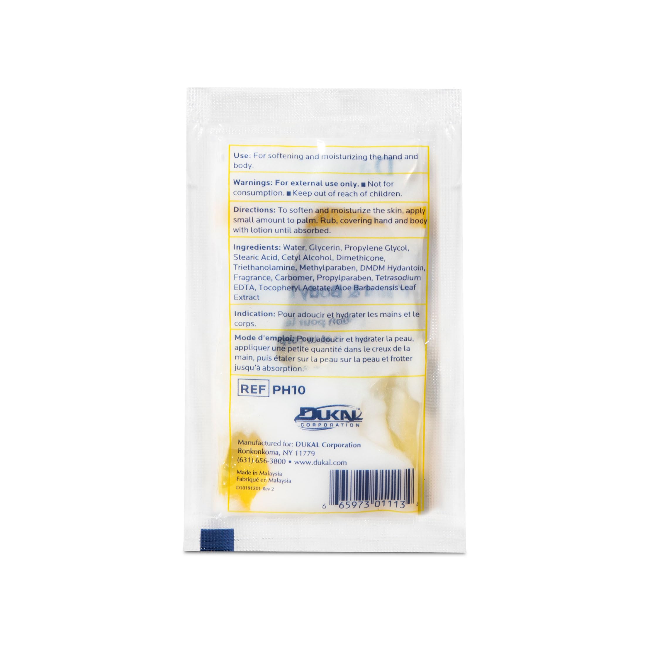 Dukal DawnMist hand-application gesture indicating easy one-step moisturizing routine