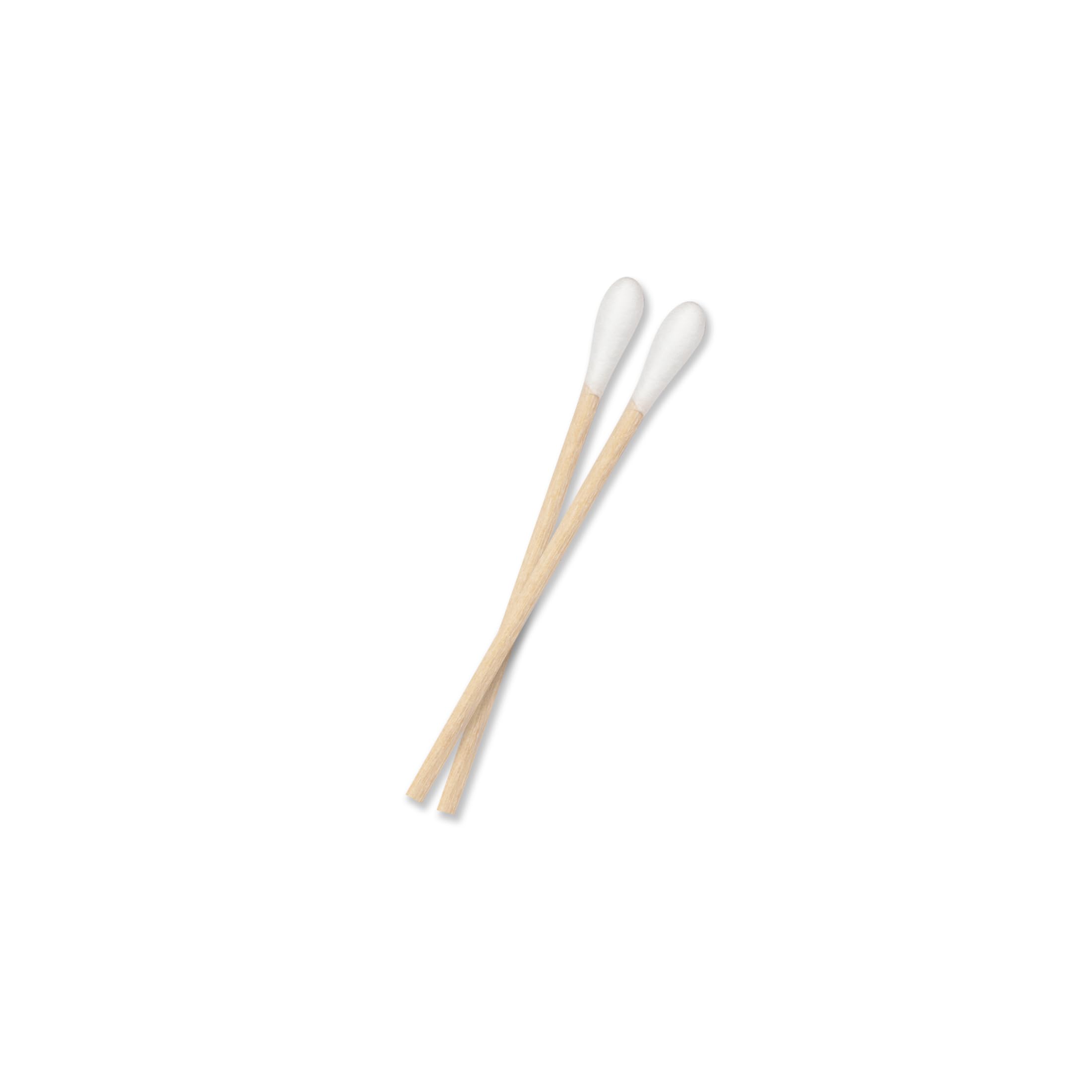 Dukal wound-care cotton applicator used for gentle cleaning.