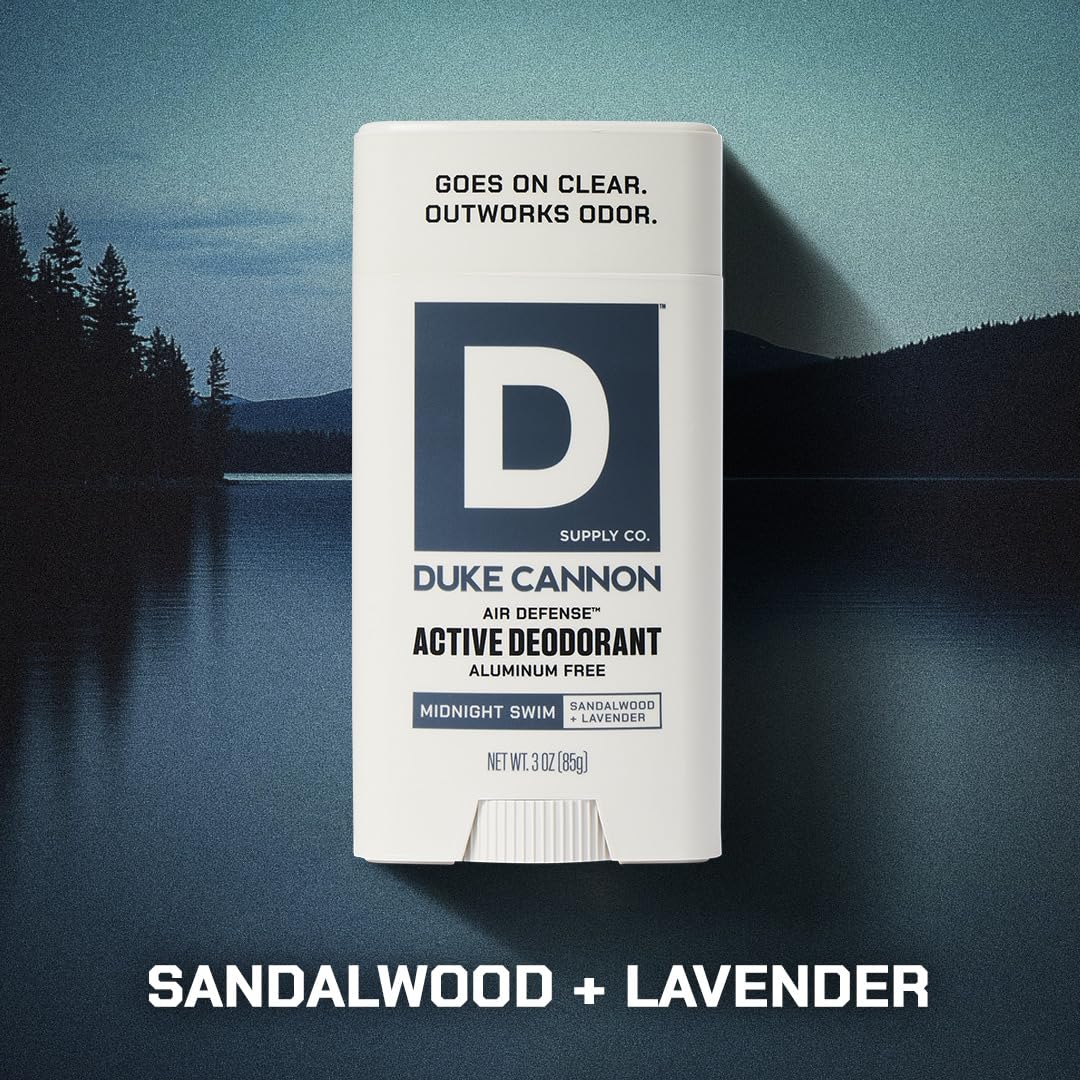 Duke Cannon Air Defense three-pack on shelf, ideal for gifting