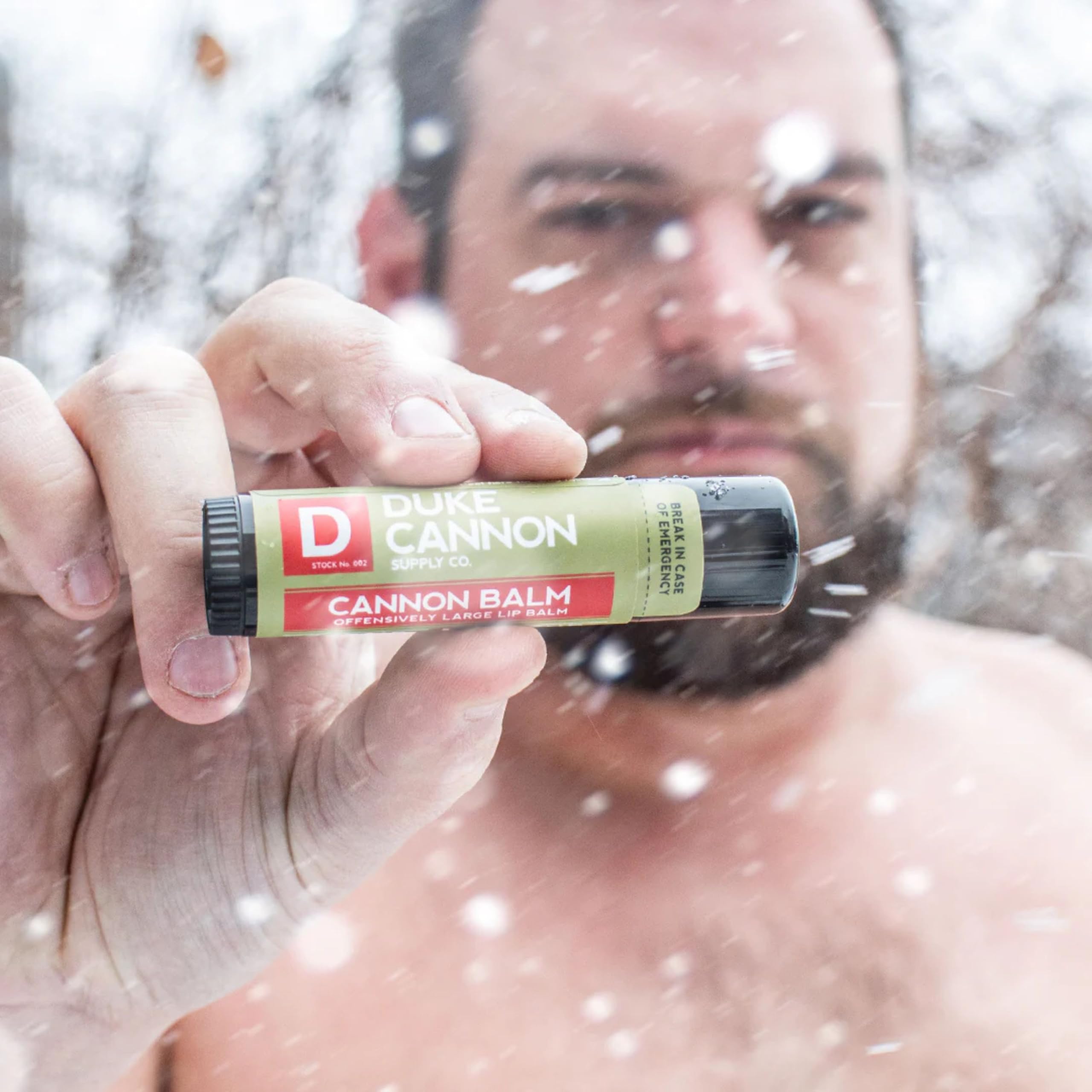 Duke Cannon Balm is ideal for hiking, fishing, or camping under the sun.