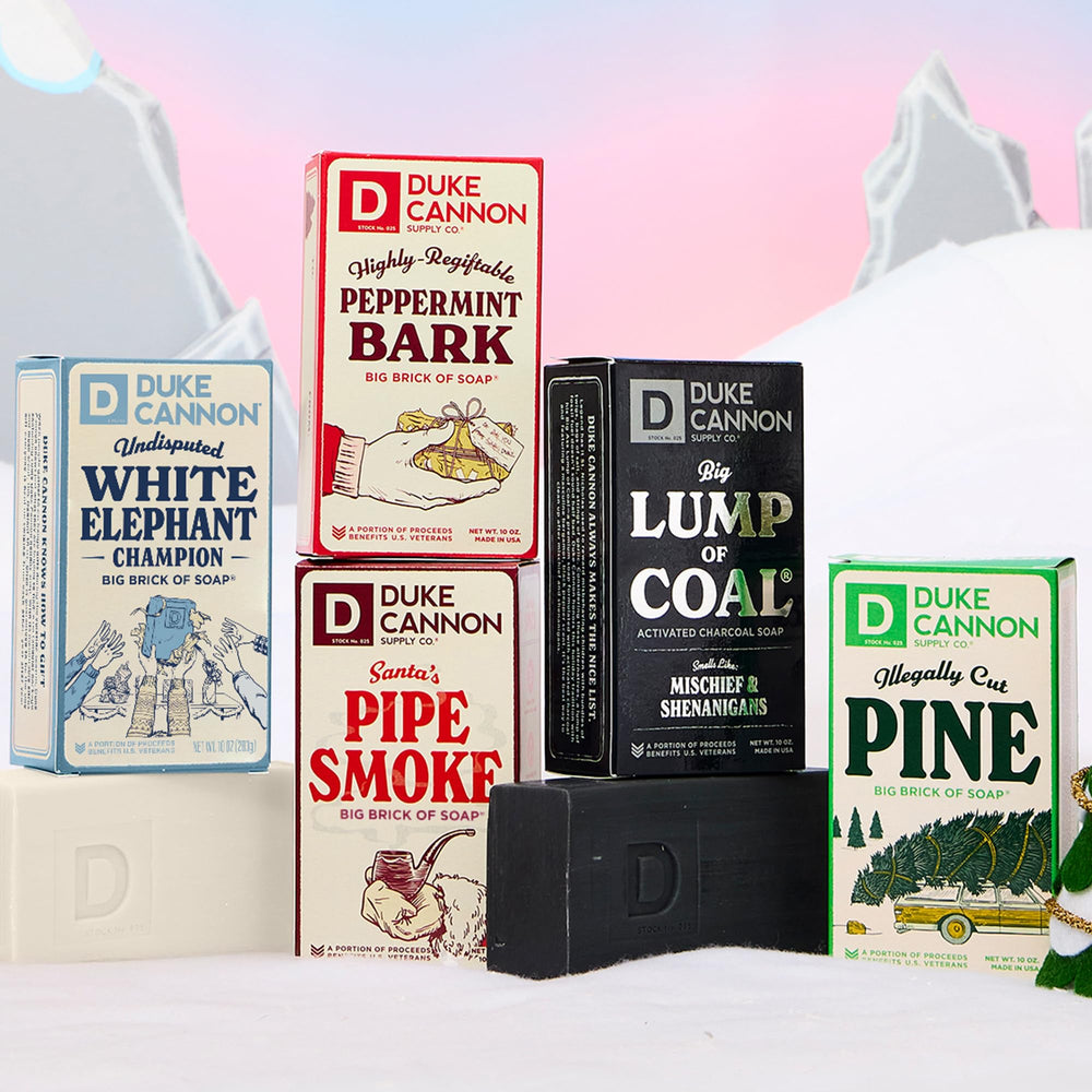 Duke Cannon big brick soap pine lather enables daily cleansing ritual