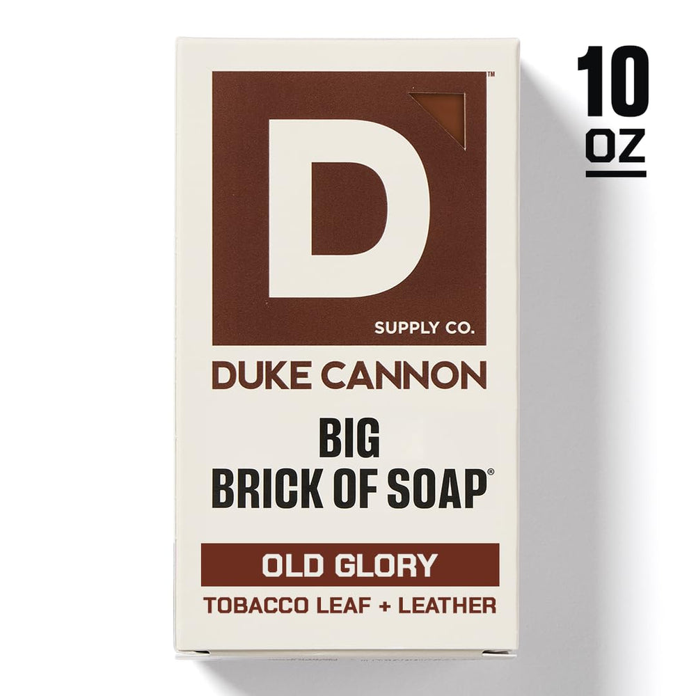 Duke Cannon three-pack display emphasizes multi-pack value.