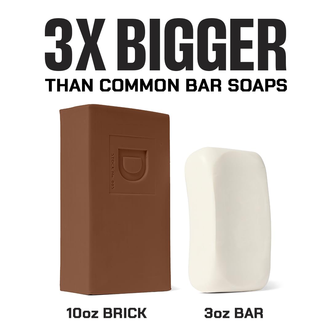 Duke Cannon triple milled texture indicates durable, high-quality lather.