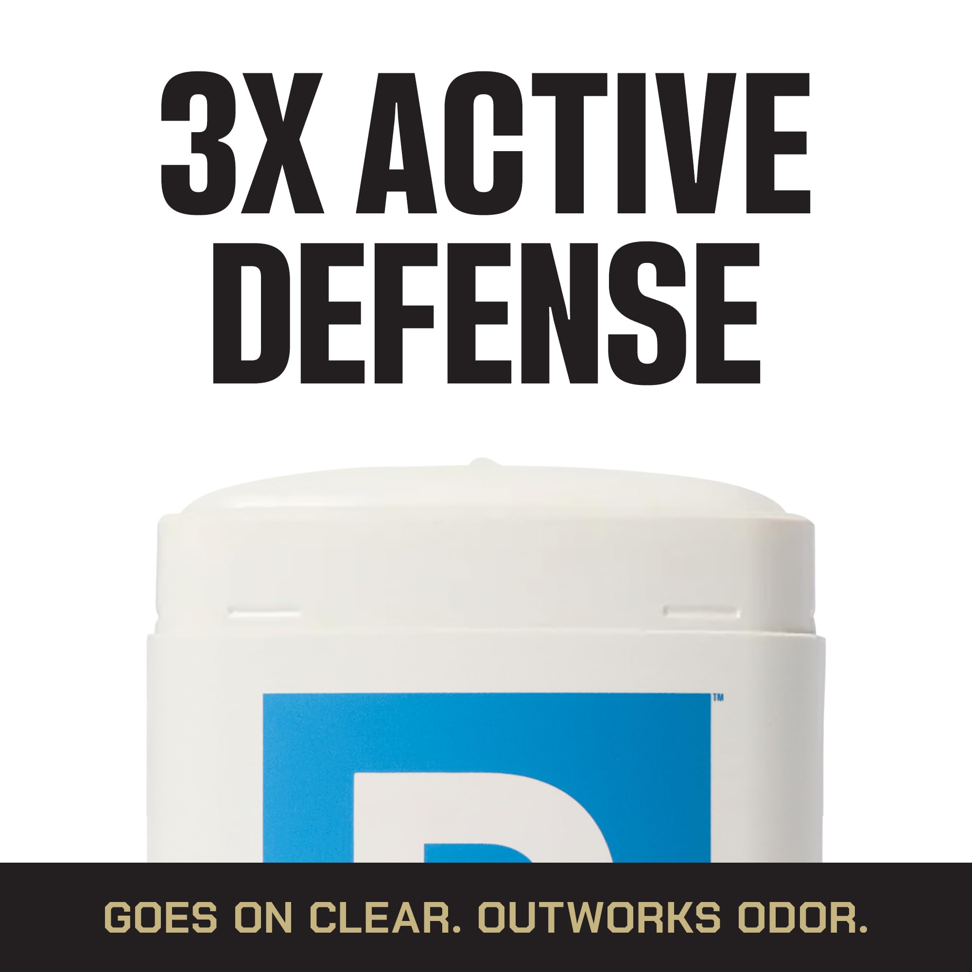 Duke Cannon clear glide application reduces white marks on skin.