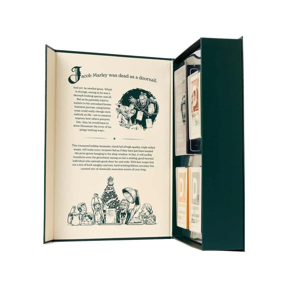 Duke Cannon Masculine Gift Box shows rugged packaging for holiday gifting.