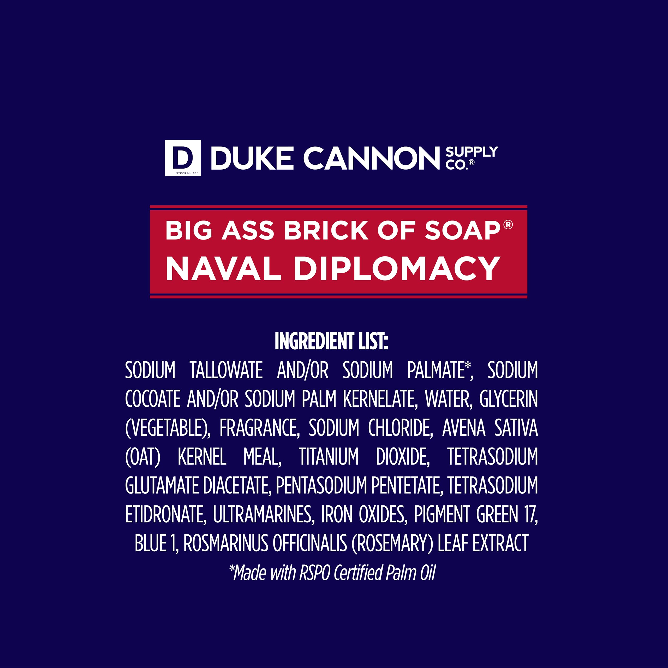 Duke Cannon masculine-scent bar soap keeps you feeling fresh.