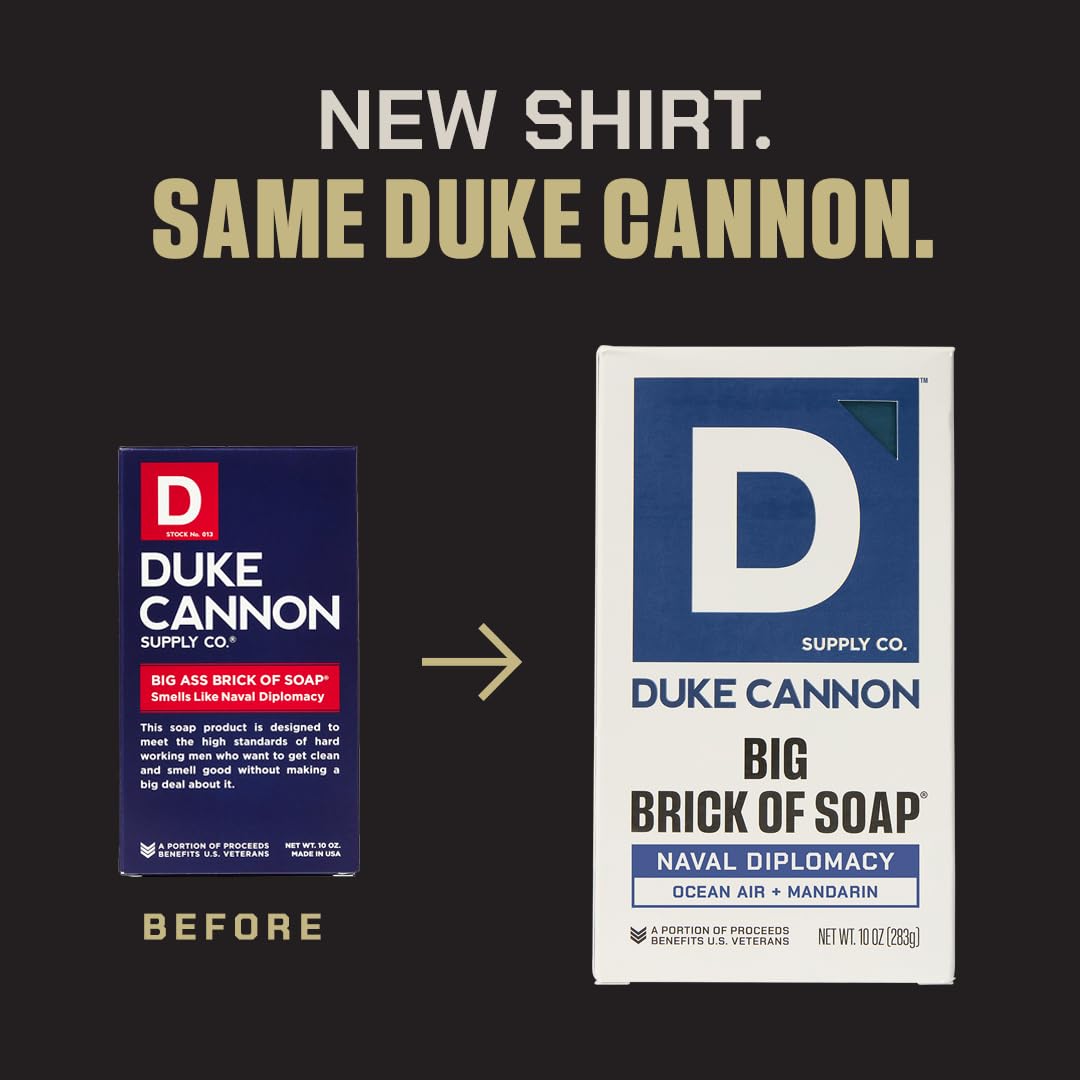 Duke Cannon Oceanic fragrance soap closeup for bold marine aroma.