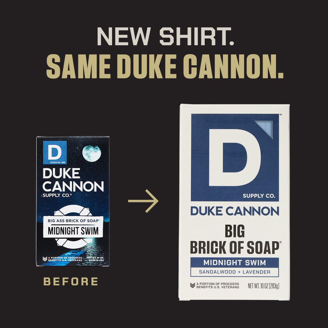 Duke Cannon Superior triple milled bar closeup showcasing long-lasting lather.
