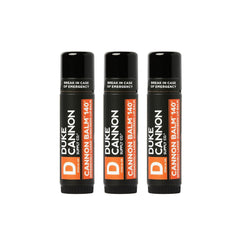 Duke Cannon Tactical Lip Balm 140-degree pour showing heavy-duty texture for harsh conditions.