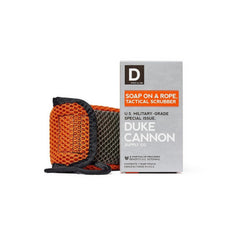 Duke Cannon Tactical Scrubber Soap Pouch with coarse mesh for effective scrubbing.