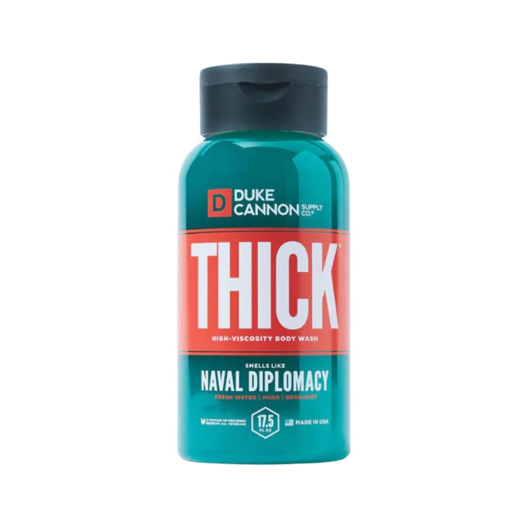 Duke Cannon THICK Naval Diplomacy 3-pack packaging for easy stocking and savings.