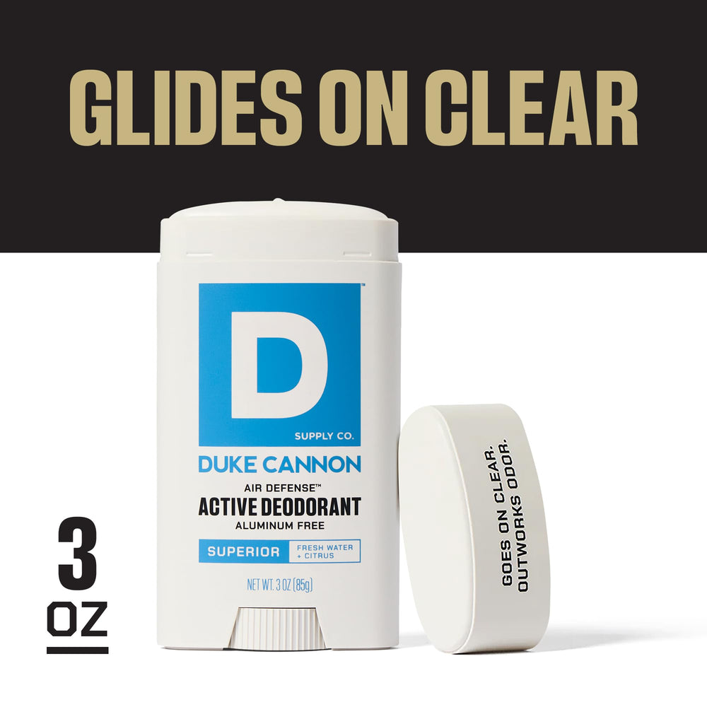 Duke Cannon veteran-support scent ties performance with purpose.