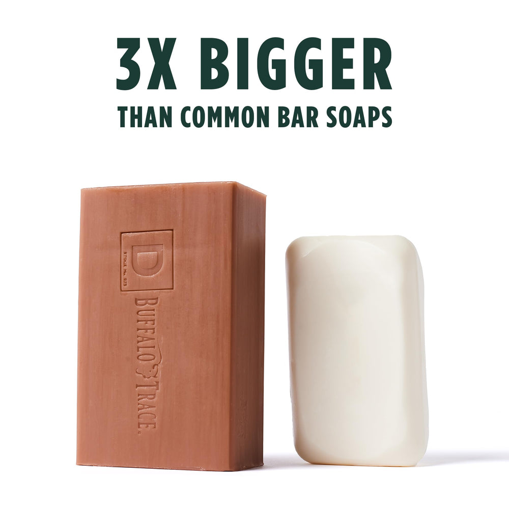 Duke Cannon Big American Bourbon 3-pack close-up conveys value and convenience.
