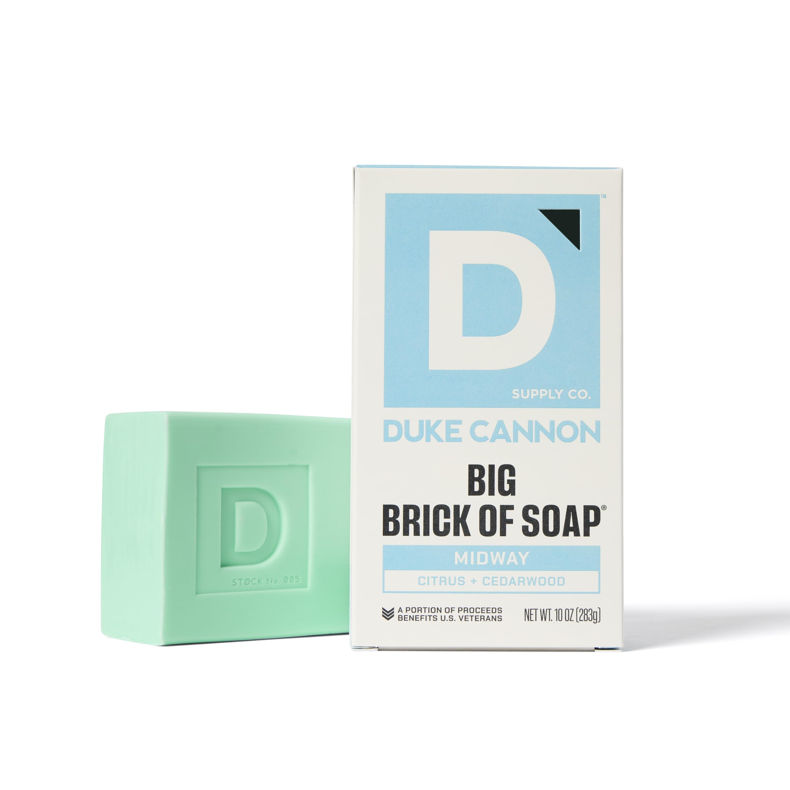 Duke Cannon Citrus Scent Soap Bar bright citrus notes for a fresh shower experience