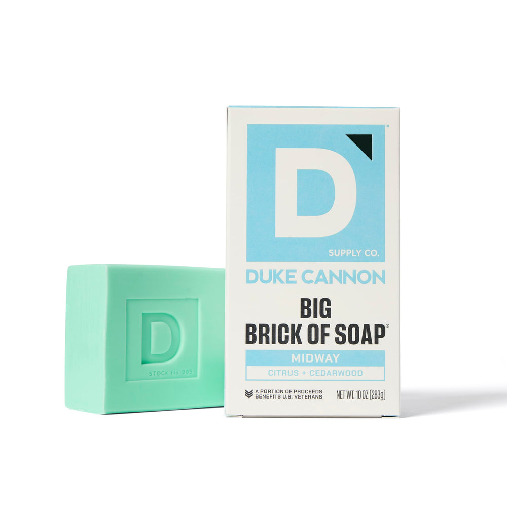 Duke Cannon Citrus Scent Soap Bar bright citrus notes for a fresh shower experience