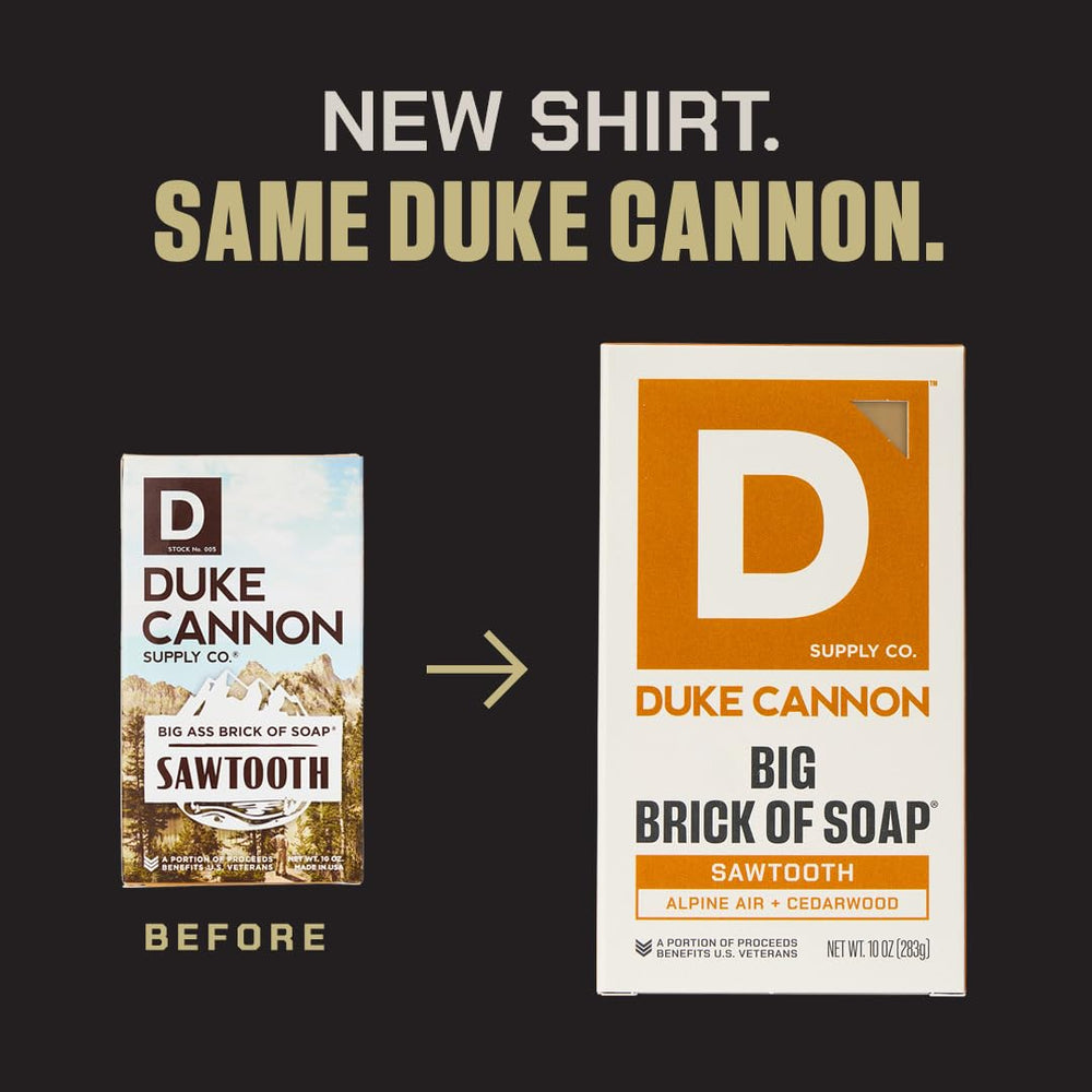 Duke Cannon Exfoliating Soap with mineral-rich ingredients for gentle skin renewal