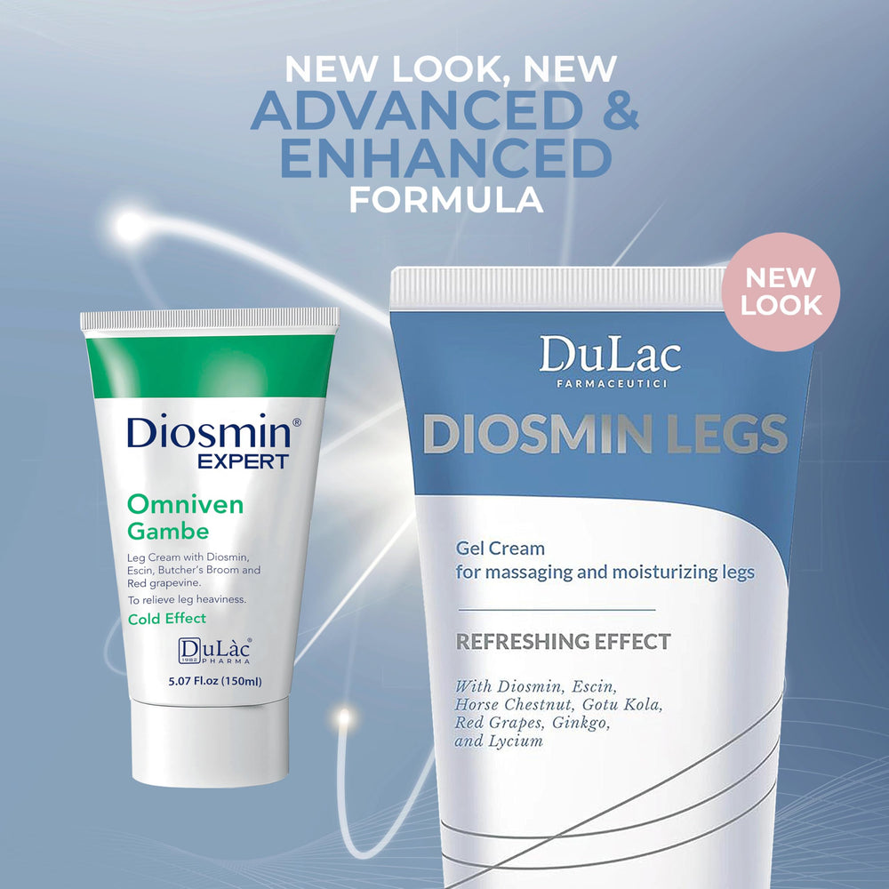 DULÀC Diosmin Legs Gel packaging made in Italy