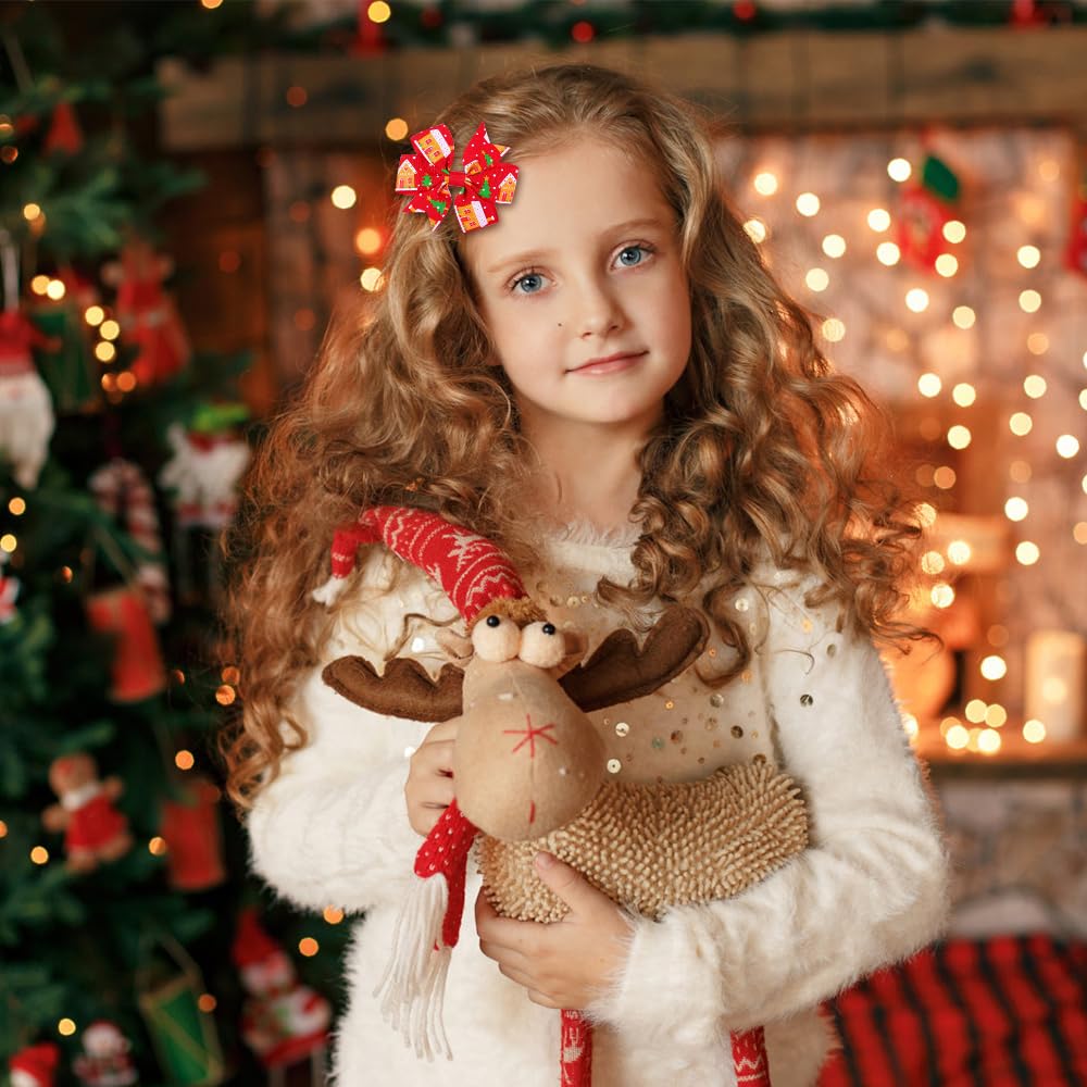 DULEFUN gift-ready Christmas clip set decorates bags and trees.