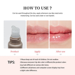 Dulele Glossy Lip Balm nourishing formula hydrates dry lips