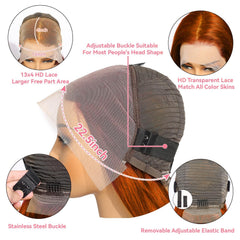 DULTEV Wig features glueless cap for comfortable, secure fitting.