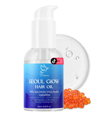 Dumie Salmon DNA PDRN Hair Oil bottle showing deep repair potential