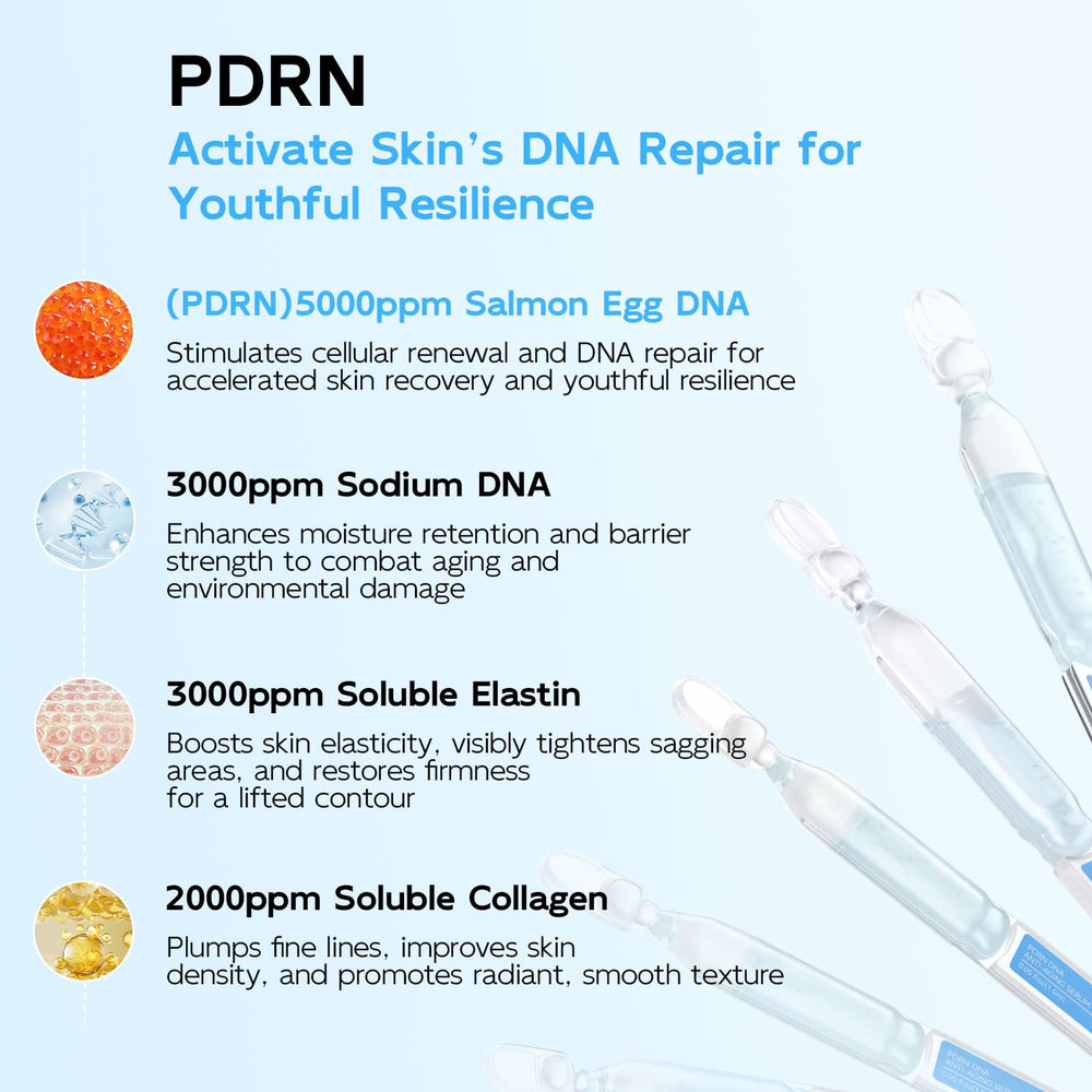 Dumie Salmon DNA Serum tube application demonstrates quick absorption and a natural glow.
