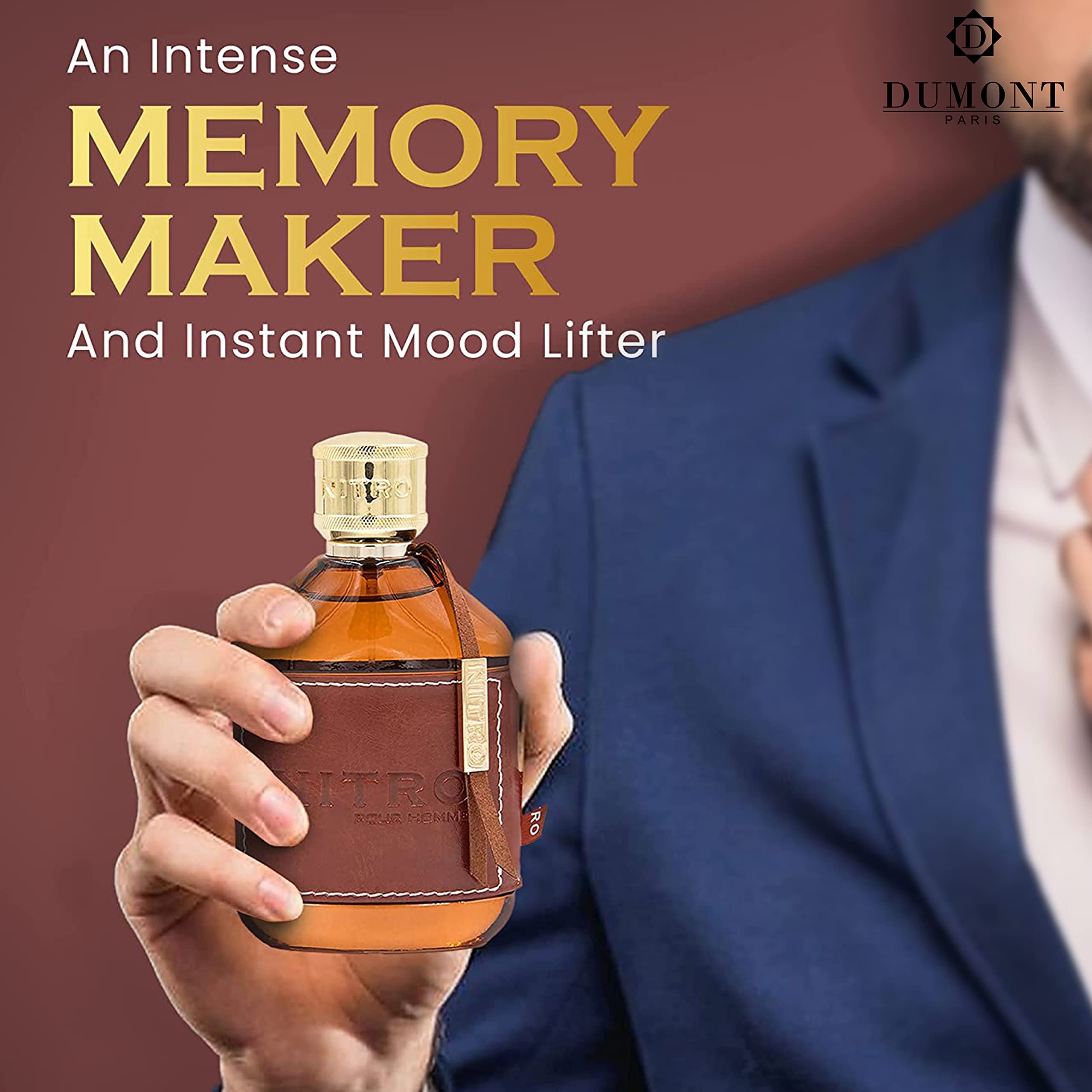 Dumont Nitro Pour Homme packaging-image presents sleek, gift-ready presentation.