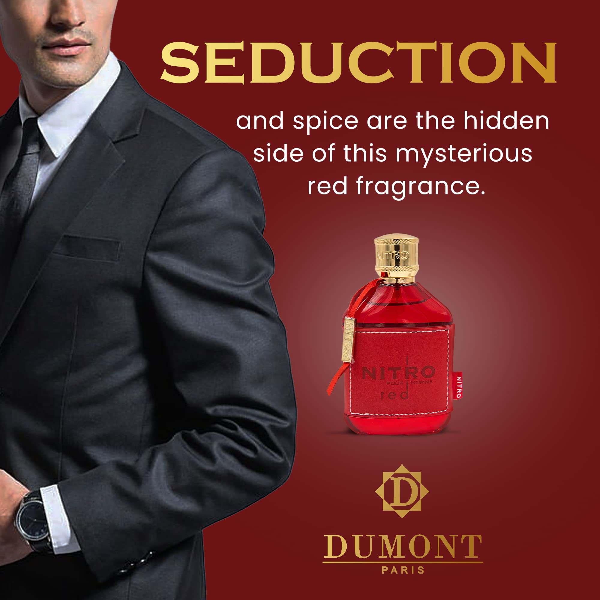 Dumont Nitro Red packaging box for premium gift appeal