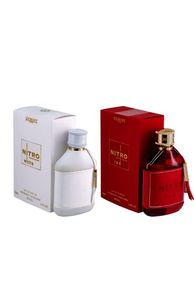 Dumont Nitro Red packaging features deep red box and gold lettering for gift-worthy presentation.