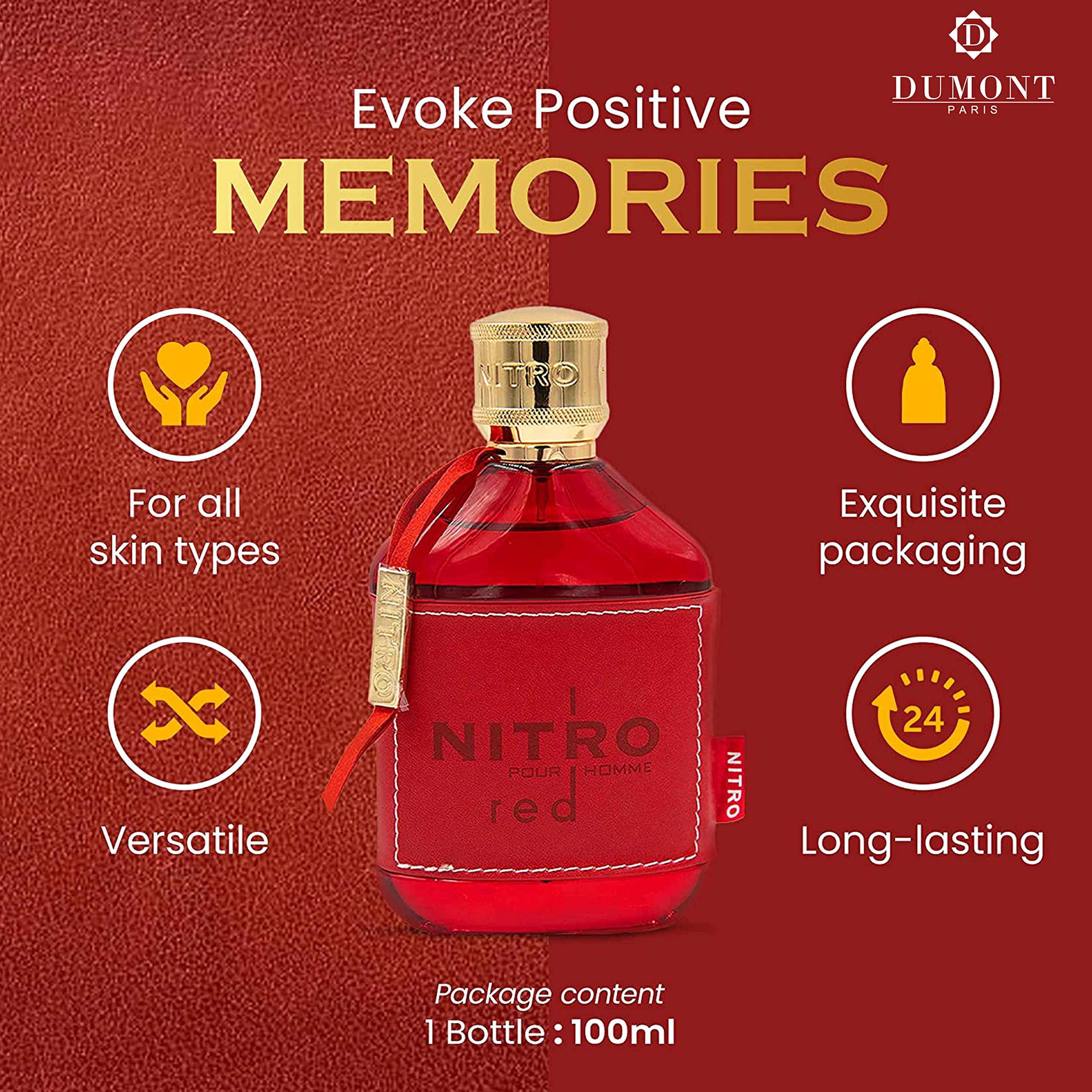 Dumont Nitro Red spray nozzle for smooth daily application