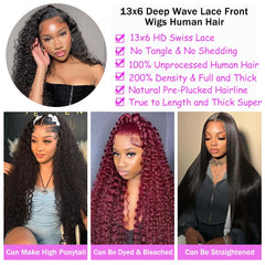 Dundix pre-plucked natural hairline closeup emphasizes baby hairs for natural look