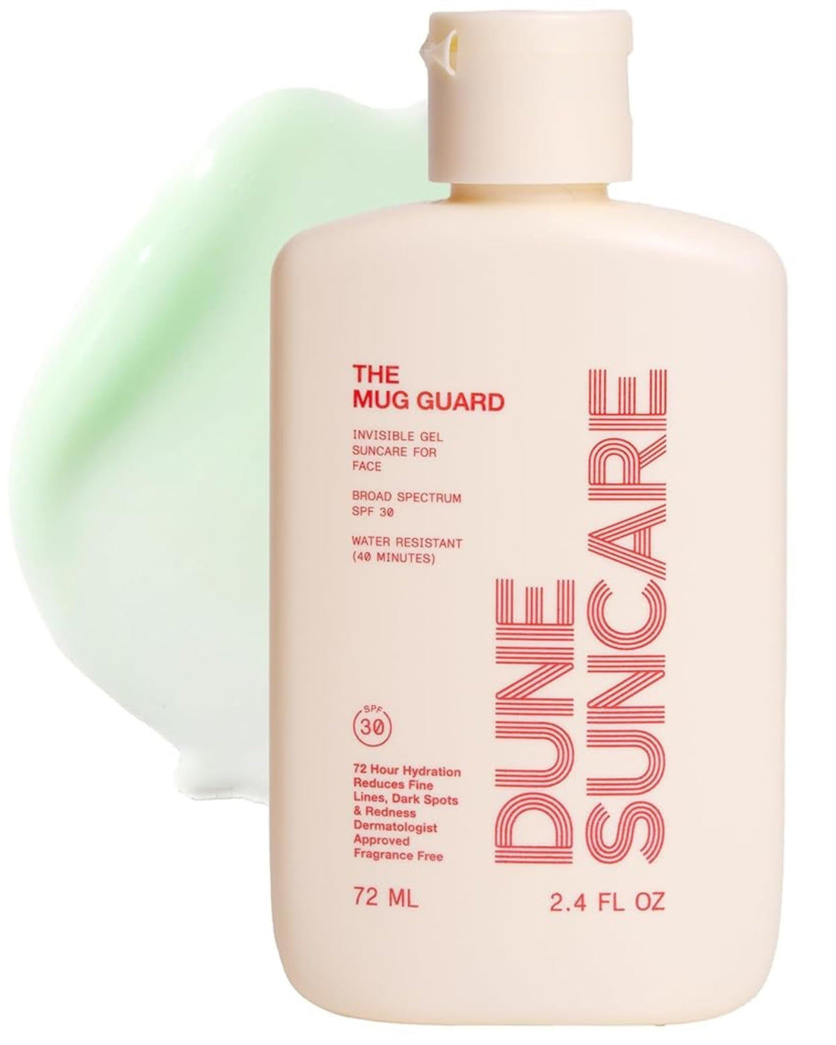 DUNE SunCare Mug Guard Face Gel Jar for daily sun protection.