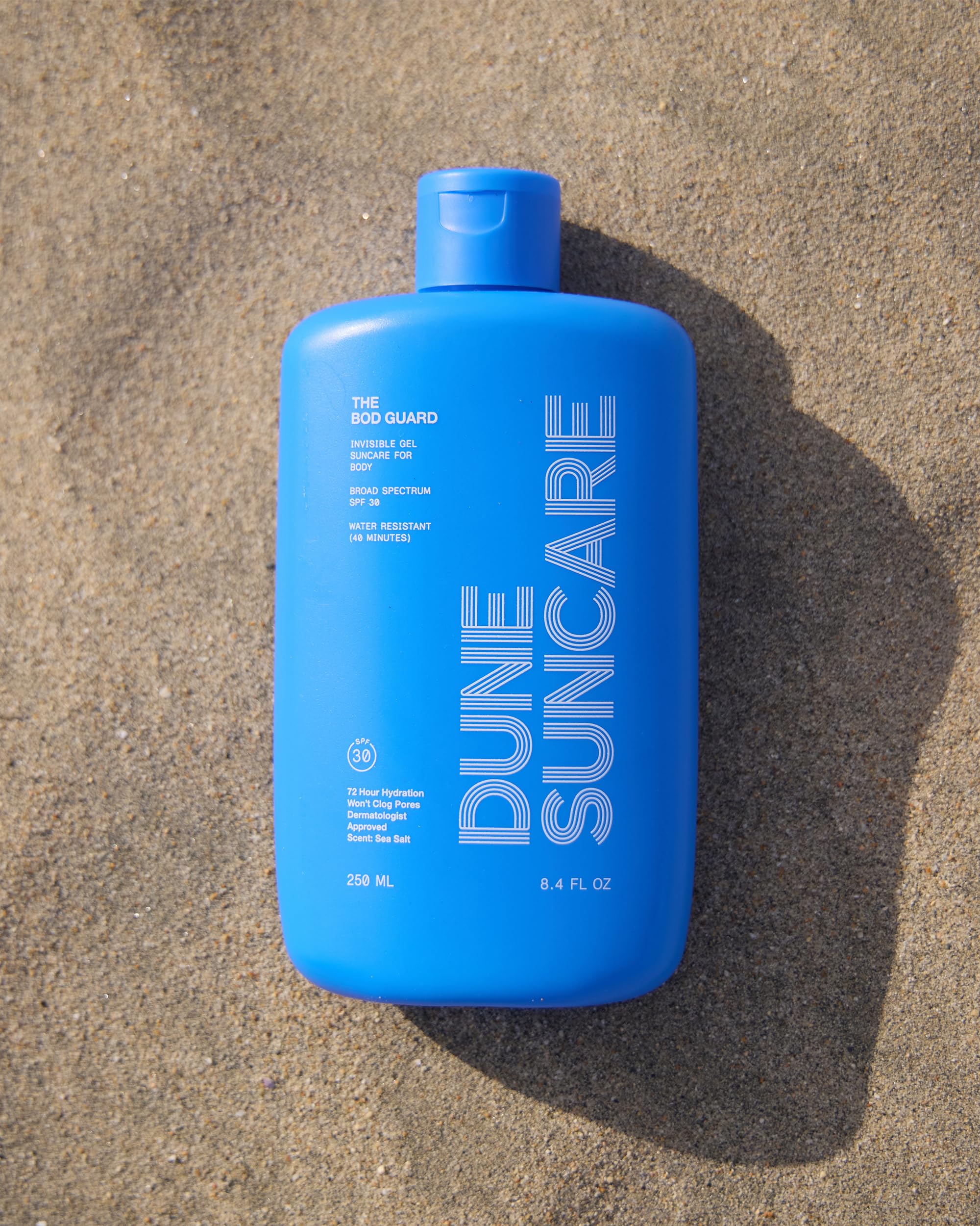 DUNE SUNCARE The Bod Guard dermatologist-approved formula on skin