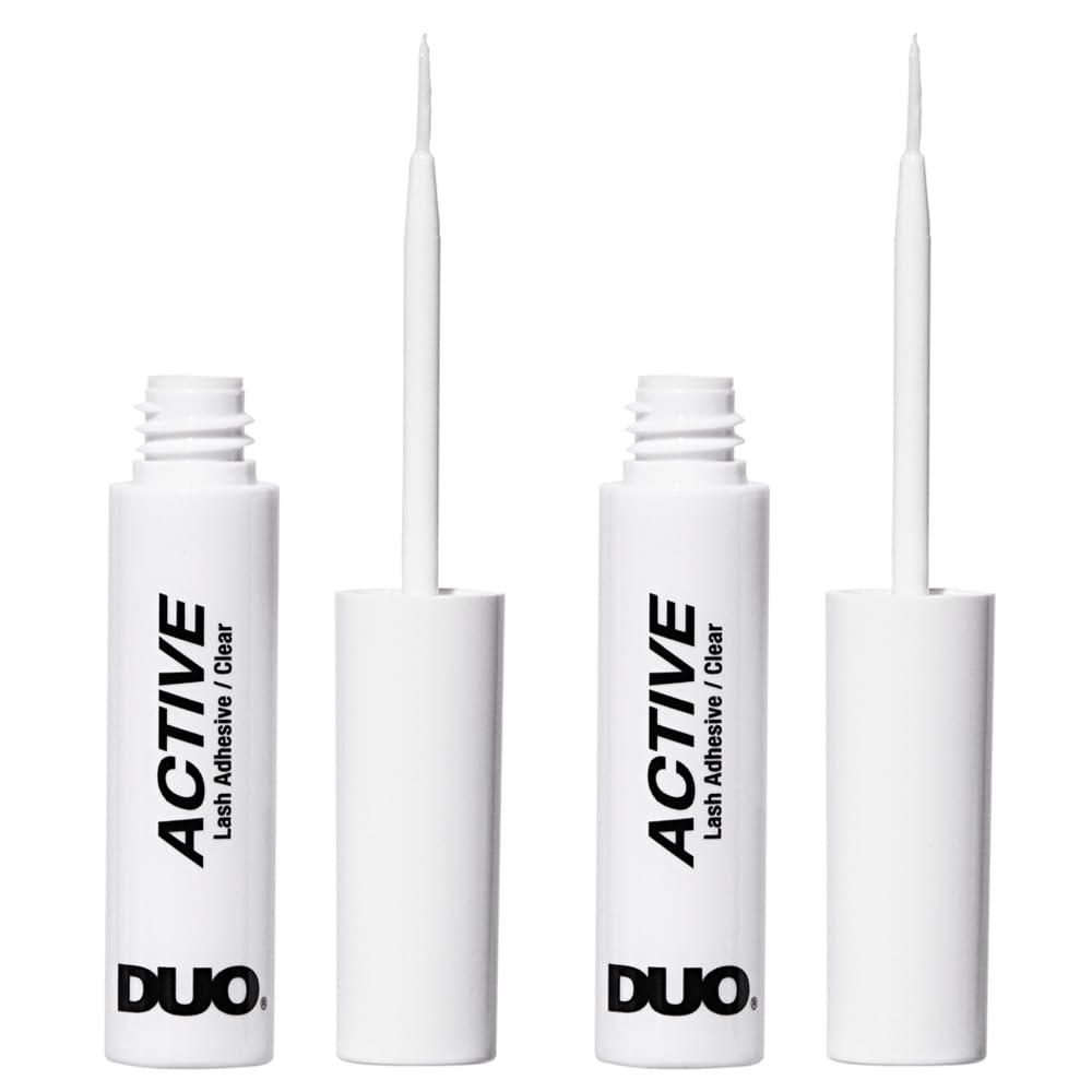 DUO Active Lash Glue two-pack provides value for backups and matching sets.