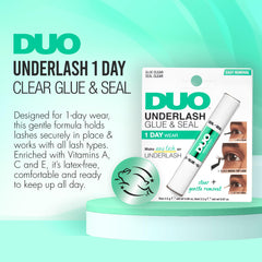 DUO packaging image highlights compact, travel-friendly design.